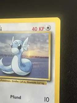 1st Edition Dratini #26/102 German Pokemon TCG 1999 Vintage - Image 5