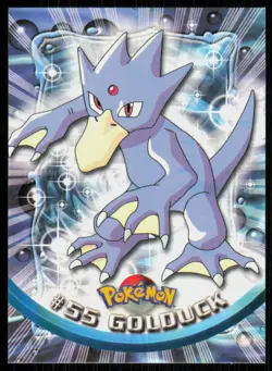 1999 Topps Pokemon TV Animation Series 1 Golduck Green Logo #55 - Image 1