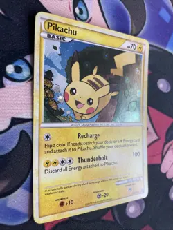 Pokemon TCG Pikachu HGSS03 Black Star Promo Holo 2010 Lp+ - Image 2