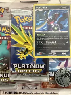 Pokemon Platinum Arceus mysterious treasures 3 Pack Blister NEW SEALED - Image 5