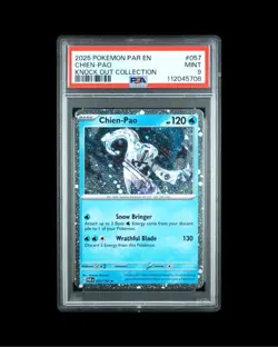 Pokemon PAR 057/182 - Knockout Collection Chien Pao Cosmos Holo - PSA 9 - Image 1