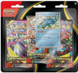 Pokemon TCG Mega Evolution 3 Triple Blister Goldduck Promo - Image 1