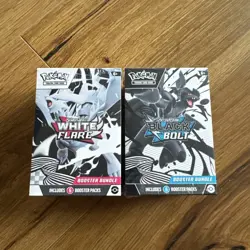 Pokemon Black Bolt And White Flare Booster Bundle Pair Brand new & Sealed - Image 1