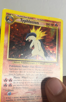 Pokemon TCG Neo Genesis Holographic Typhlosion 18/111 Light/Moderately Played - Image 2