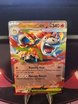 Mega Camerupt EX 022/132 Pokemon TCG Mega Evolution Double Rare NM - Image 1