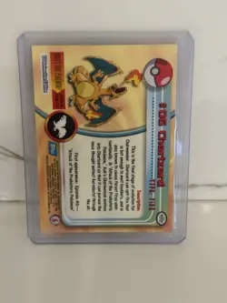 Pokemon Topps Charizard #06 TV Animation Edition Series 1 - Image 2