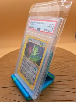 Pokemon Celebi Skyridge Crystal Holo Rare #145 PSA 8 - Image 4