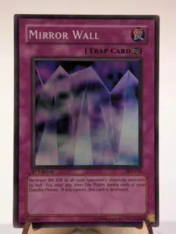 Yu-Gi-Oh! Mirror Wall PSV-016 1st Edition Super Rare - Image 1