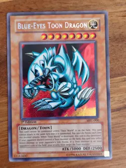 Blue-Eyes Toon Dragon MRL-000 Magic Ruler 1st Edition - Image 1
