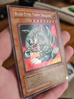 Blue-Eyes Toon Dragon MRL-000 Magic Ruler 1st Edition - Image 3