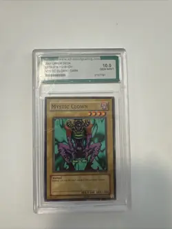 Yu-Gi-Oh! TCG Mystic Clown SDY-018 Unlimited Edition 2001 AGS GEM MINT 10.0 - Image 1