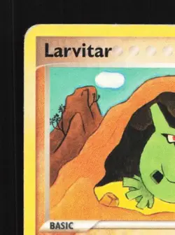 Larvitar 51/101 HP EX Dragon Frontiers English Pokemon Card TCG - Image 4