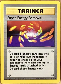 Super Energy Removal 79/102 Pokemon TCG Base Set Unlimited Trainer Card Rare LP - Image 1