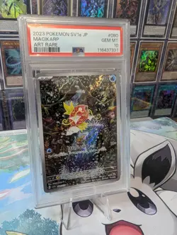 PSA10 Magikarp 080/073 AR sv1a Triplet Beat Pokemon Card Japanese Holo 2023 - Image 3