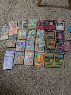 Pokemon Card Lot 39 OFFICIAL TCG Cards Secret Rare and Full Arts - Image 1