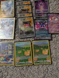 Pokemon Card Lot 39 OFFICIAL TCG Cards Secret Rare and Full Arts - Image 3