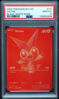Victini 171 PSA 10 Black Bolt Pokemon Card - Image 1