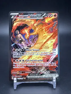 Pokemon TCG Moltres EX Team Rockets Card 229/182 Destined Rivals - Image 1