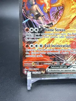 Pokemon TCG Moltres EX Team Rockets Card 229/182 Destined Rivals - Image 3