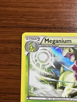Meganium Rare Holo Card XY BREAKpoint 3/122 Pokemon TCG LP - Image 2