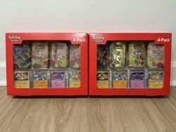 NEW Pokemon 4 Mini Tins 4 Promo Cards Bundle 151 Sam's Club IN HAND - LOT OF 2 - Image 1