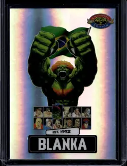 Blanka PSA-1 Silver Magazine Exclusive Street Fighter 2 Promo Card - Image 1