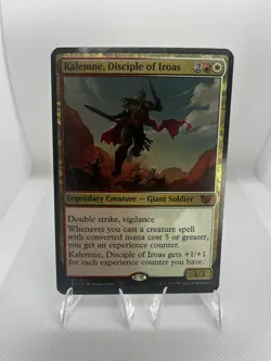MTG Kalemne, Disciple of Iroas - Commander 2015 Card # 45 NM OVERSIZED - Image 1