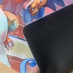 Mega charizard X Y Rubber Playmat Play Mat For Tcg Trading Card Game Pokemon - Image 4