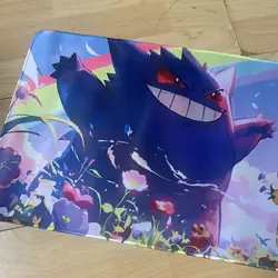 Pikachu And Gengar Rubber Playmat Play Mat For Tcg Trading Card Games Pokemon - Image 2