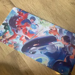 Miraidon Koraidon Rubber Playmat Play Mat For Tcg Trading Card Game Pokemon - Image 1