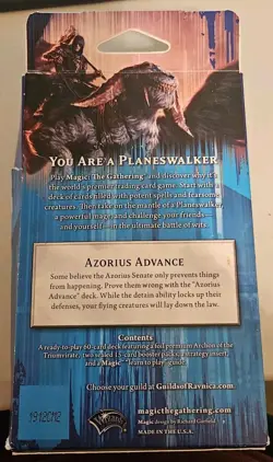 Magic the Gathering Return To Ravnica Intro Pack, Azorius Advance, Sealed - Image 4