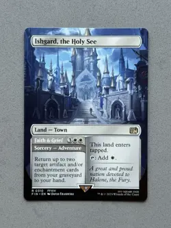 Ishgard, the Holy See #310 Borderless Regular MTG Final Fantasy FIN - NM / Mint - Image 1