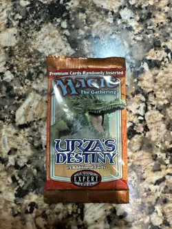 Urza's Destiny Booster Pack Magic the Gathering English Vintage - Image 1