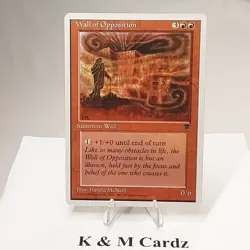 MTG - Chronicles - Wall of Opposition - Uncommon - Lightly Played - Image 1