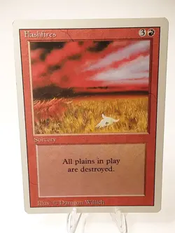 MTG - 3rd Edition - Revised - Flashfires - Uncommon - LP+ NM - Image 1