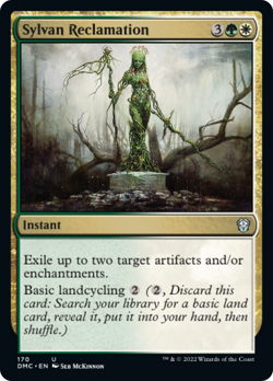 SYLVAN RECLAMATION x4 mtg NM-M Commander Dominaria United 4 Unc - Image 1