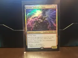 MTG FOIL Kraum, Ludevic's Opus Foil Etched - Commander Legends #523 - Image 1