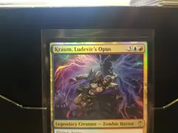 MTG FOIL Kraum, Ludevic's Opus Foil Etched - Commander Legends #523 - Image 2