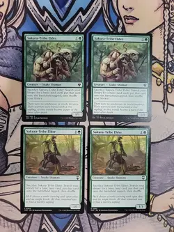 4x Sakura-Tribe Elder - NM/M Mixed Sets C20 M3C MTG Magic the Gathering - Image 1