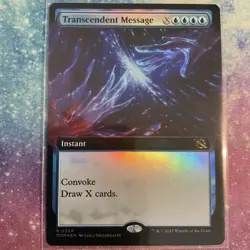 Transcendent Message (FOIL) x1 - MTG March of the Machine MOM #354 - Image 1
