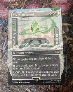 The Wind Crystal (Borderless) - Final Fantasy Regular MTG - Image 1