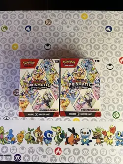 Pokemon TCG Prismatic Evolutions Booster Bundle Lot of 2 Sealed - Image 1