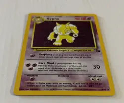 Pokemon TCG Hypno 8/62 Unlimited Fossil Set Holo Rare - Image 2