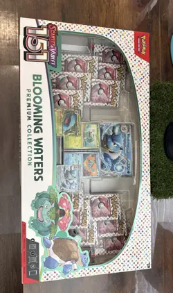 Pokemon Scarlet & Violet 151 Blooming Waters Premium Collection Box Sealed - Image 1