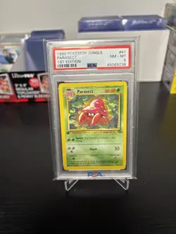 1999 Pokemon Jungle 1st Edition Parasect 41/64 PSA 8 NM-MT - Image 1
