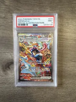 2024 Pokemon TWM En-Twilight Masquerade Greninja EX 214/167 PSA 9 - Image 1