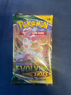 Nintendo Pokemon TCG Sword & Shield Evolving Skies Booster Pack 820650808777 - Image 1