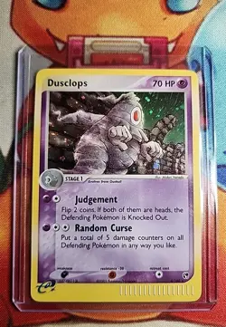 Pokemon TCG Dusclops 4/100 EX Sandstorm E-Reader Holo Rare - NM w/ SWIRL 💫 - Image 1