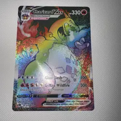 Charizard VMAX (Secret) 74/73 Pokemon TCG Champions Path Holo Rainbow Mint ENG - Image 1