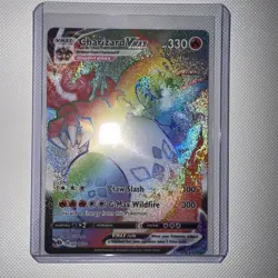 Charizard VMAX (Secret) 74/73 Pokemon TCG Champions Path Holo Rainbow Mint ENG - Image 4